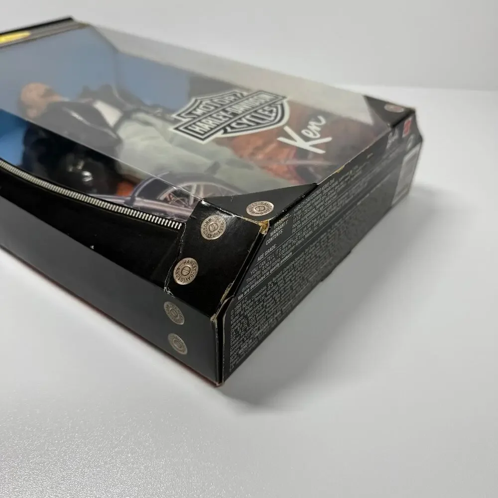 NIB • Harley Davidson Motorcycle's Ken Barbie Doll # 22255 Rare Sealed 1998